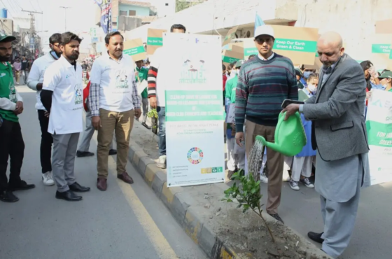 Cleanup drive in Lahore.