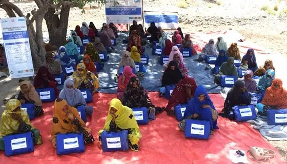 Provision of dignity kits in district Lasbela.