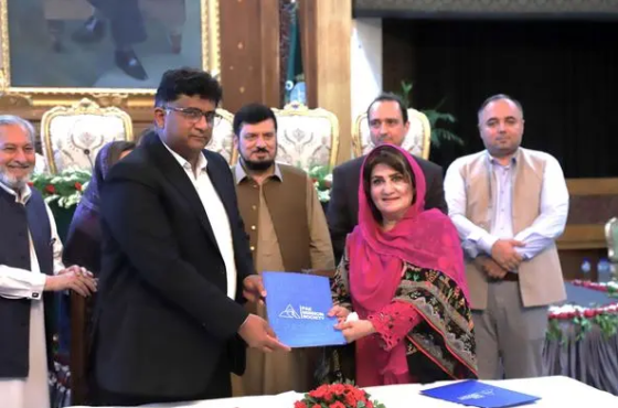 MOU with Women Chamber of Commerce and Industry Peshawar (WCCIP) to promote entrepreneurship.
